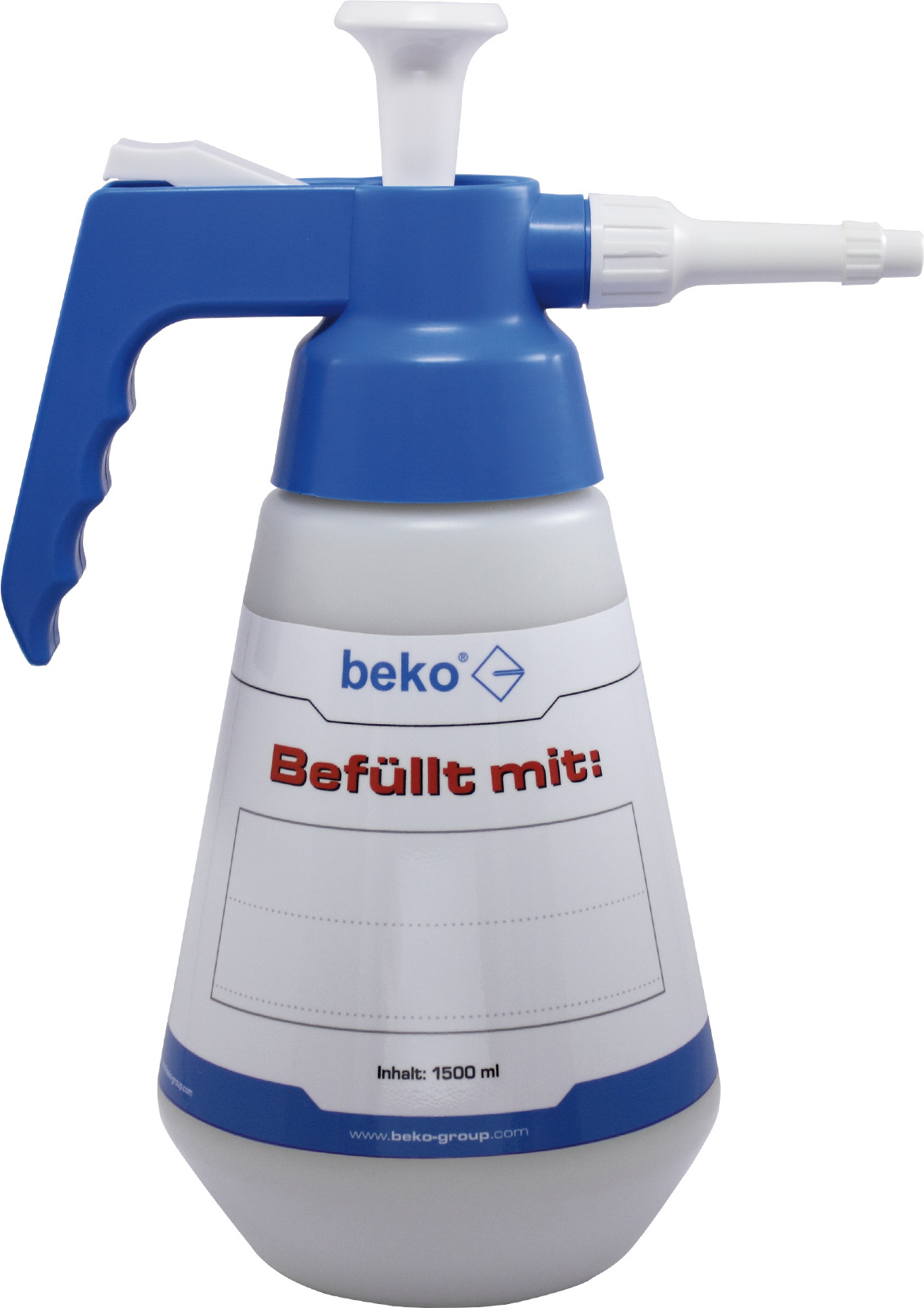 beko Niederdrucksprüher 1,5 l mit neutralem Etikett, leer Beko-2992150