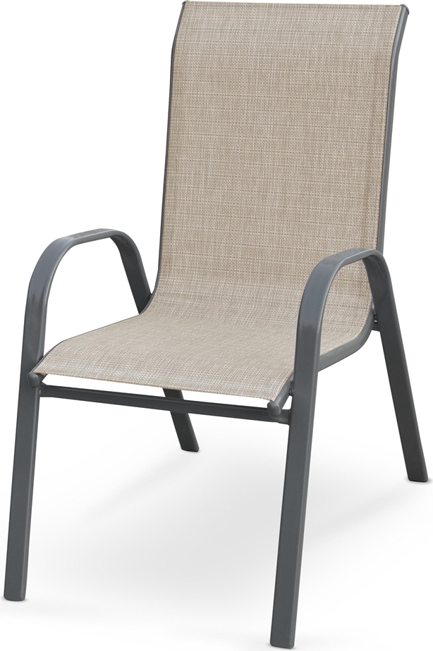 Halmar Garten Stuhl Mosler - grau / dunkelgrau