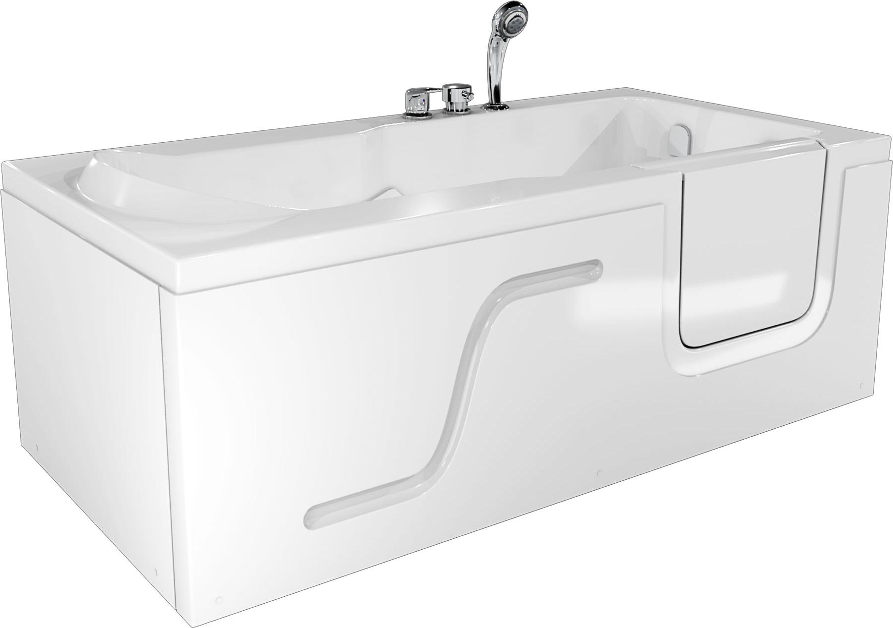 Seniorenwanne mit Tür S17-EH-L 150x75