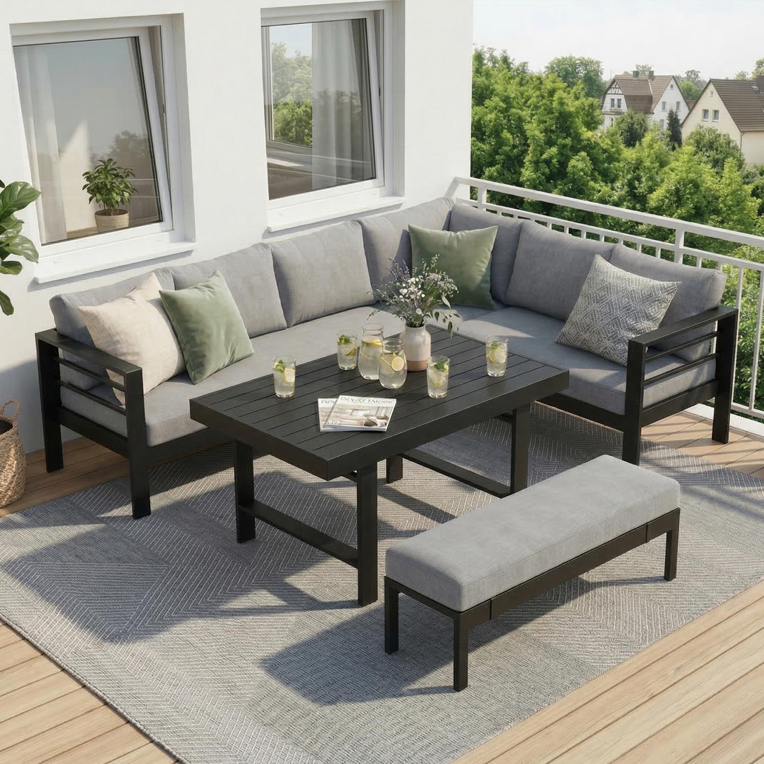 adventskranz schwarze kerzen aus Metall, schwarz, 30 cm Blumenschwamm aus Bambus und