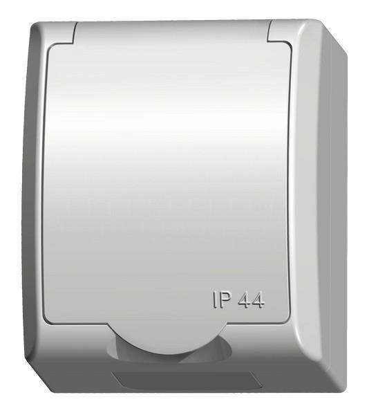 Ospel GNH-1HS/00/w, Weiß, IP44, 16 A, 60 mm, 52 mm, 70 mm