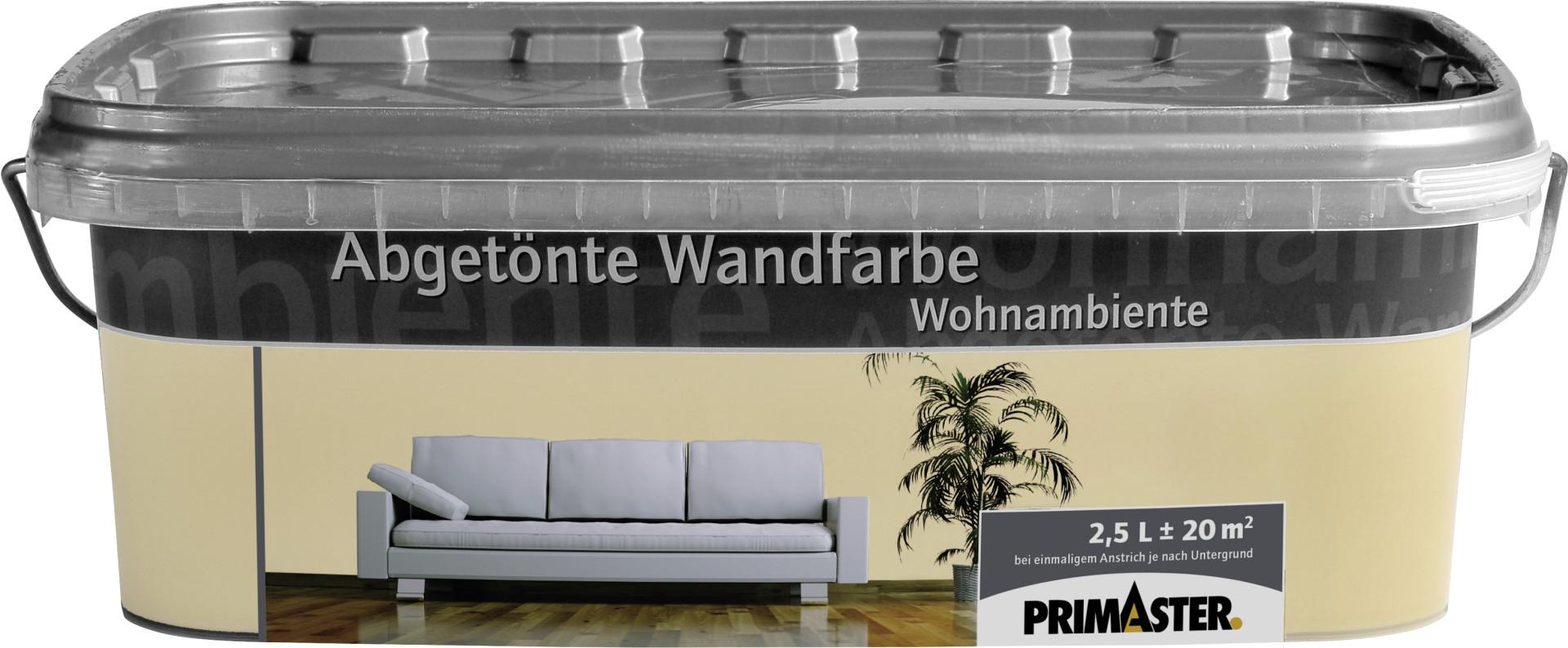 Primaster Wandfarbe Wohnambiente 2,5 L champagner 0765053146