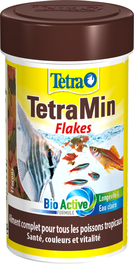 TetraMin Flocken – TETRA – Alleinfuttermittel für tropische Fische – 1 l