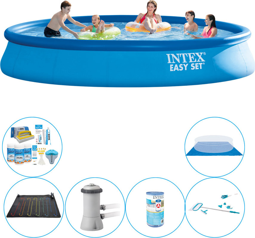 Bazén - 7-dielny - Intex Easy Set Round 457x84 cm