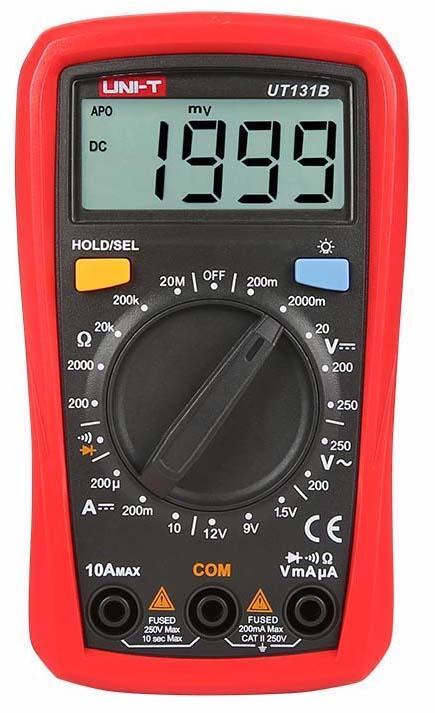 UNI-T, UT131B, Digitales Multimeter, Palm size, mit Batterieprüfung