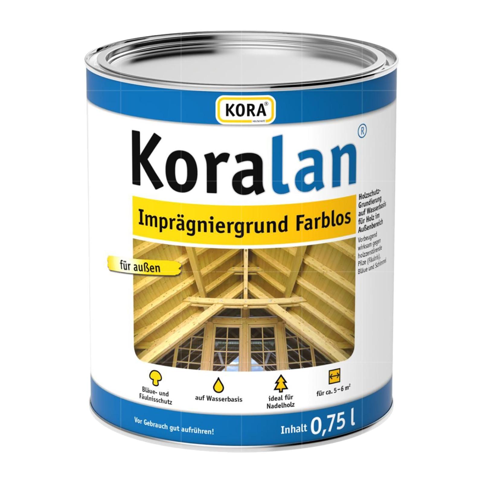 KORA Koralan Imprägnier Grund Farblos - 0.75 Ltr (Farblos)