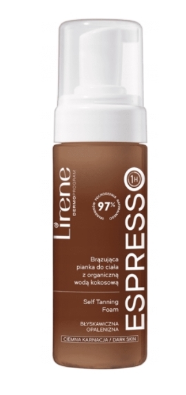 Spray Tanning Tents Lirene Perfect Tan Espresso Body Tanning Mousse for Dark Skin 150ml
