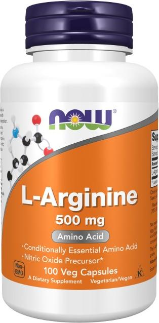 Sonstige NOW FOODS L-Arginina 500 mg 100 Kapseln – Aminosäure Supplement