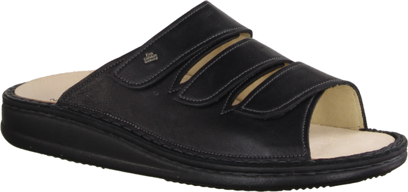 Finn Comfort Corfu, pánska obuv, mule, kožená, čierna, pohodlná - pánska obuv sandále / mule, čierna, kožená (neymar)&nbsp