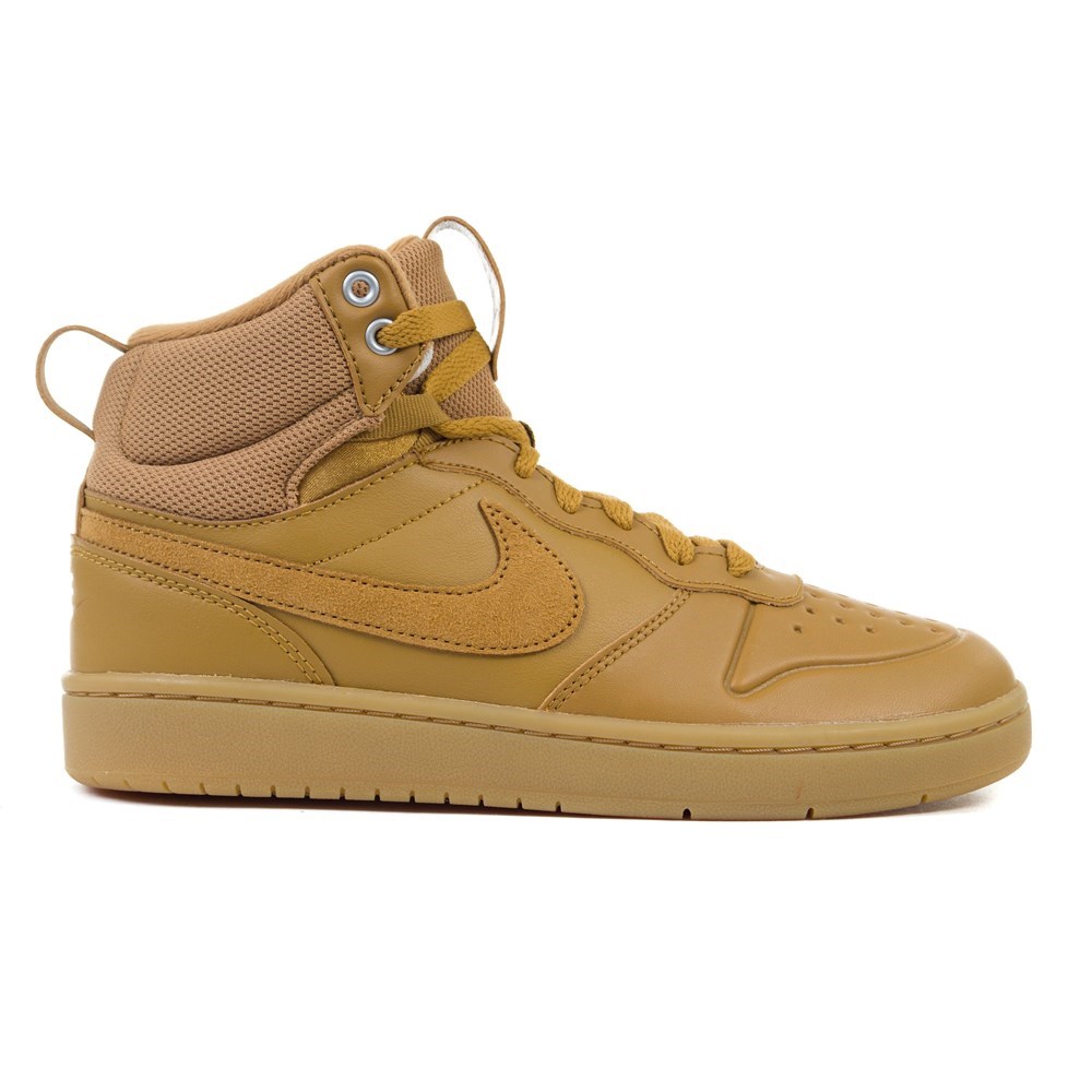 Nike Court Borough Mid 2 Boot (Gs) Wheat/Wheat-Gum Med Brown 6,5Y BQ5440