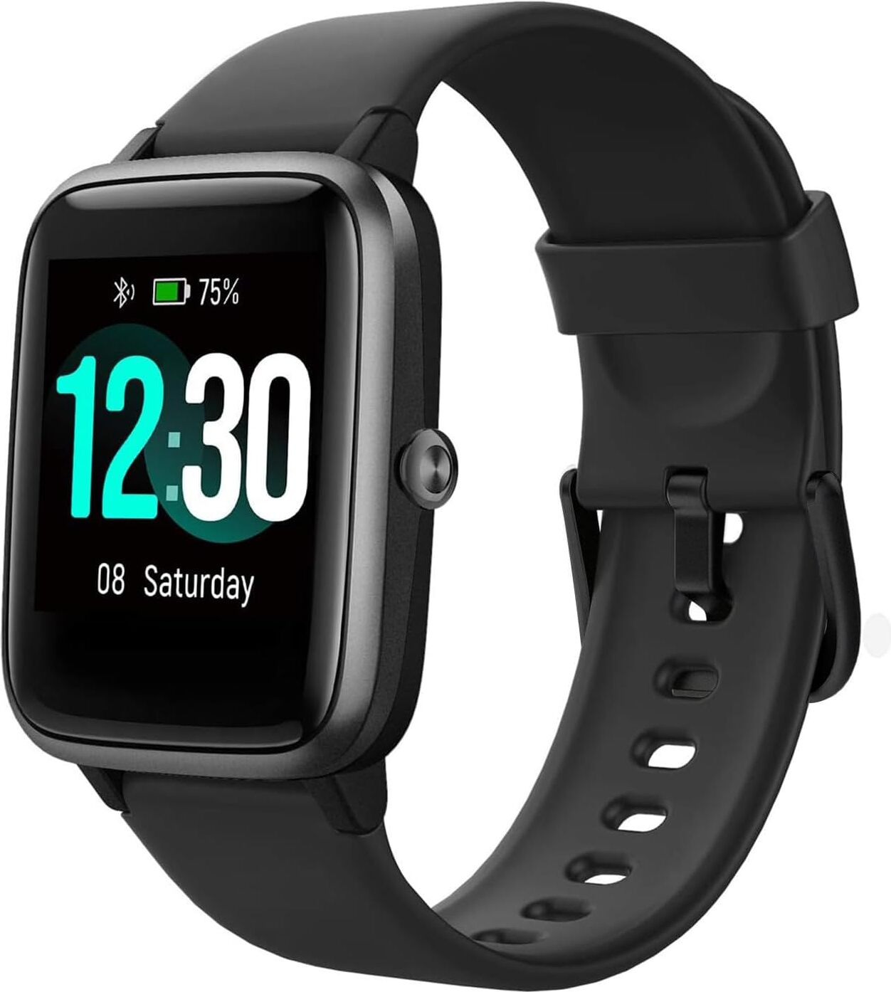 Smart Watch Fitness Tracker Fitness s tepovou frekvenciou, SmartWatch IP68 Vodotesný plný dotykový displej s ovládaním hudby Monitor spánku Android IOS
