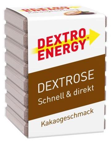 kyberg pharma DEXTRO ENERGY Kakao Energieliefernde Dextrosetäfelchen, 46 g Täfelchen 03347891