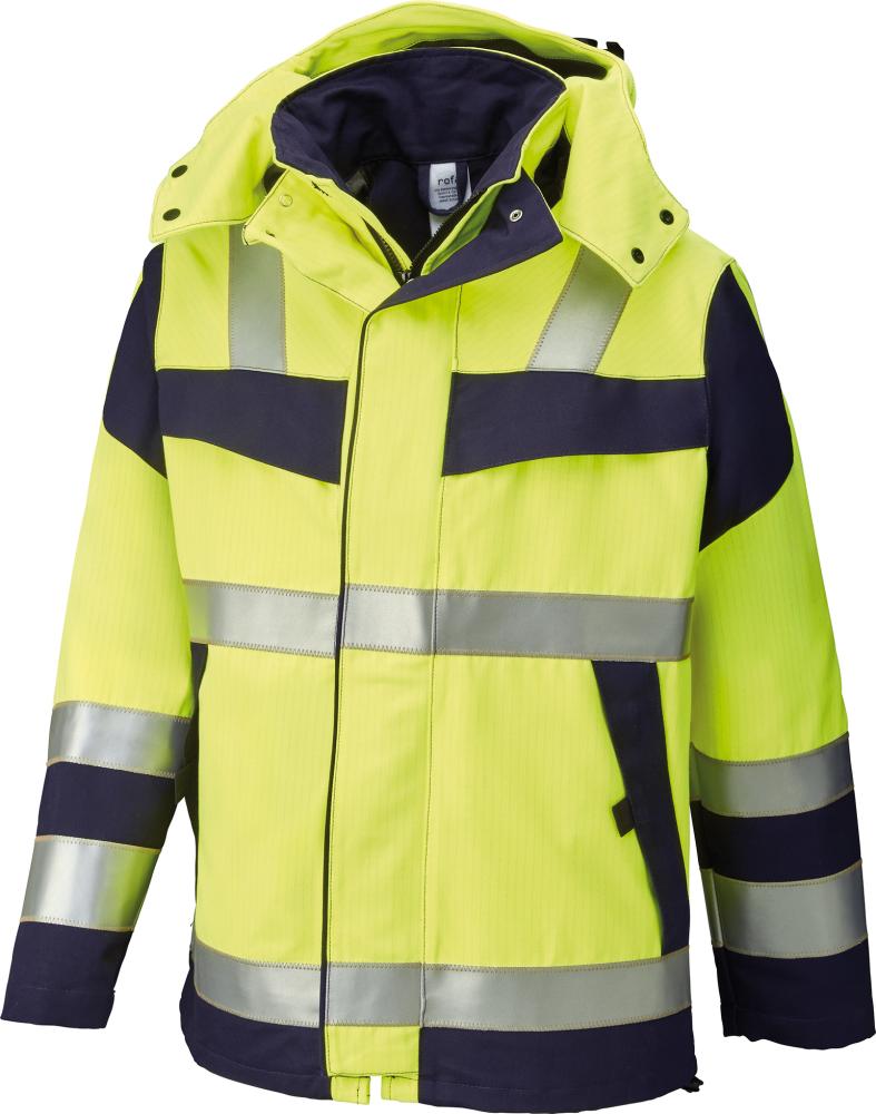 ROFA Jacke 367 Gr56/58,leuchtgelb/marine, Größe:56/58, Farbe:Leuchtgelb/Marine 8005903.8456