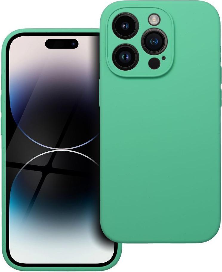 SILIKÓNOVÉ 2mm puzdro na mobilný telefón vhodné pre IPHONE 14 Pro mint