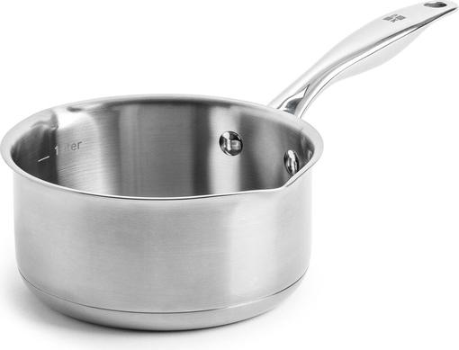 Dagelijkse Kost Jeroen Meus Edelstahl Kochtopf mit Ausgießöffnungen - PFAS-frei - Ø 16cm - 1,5L