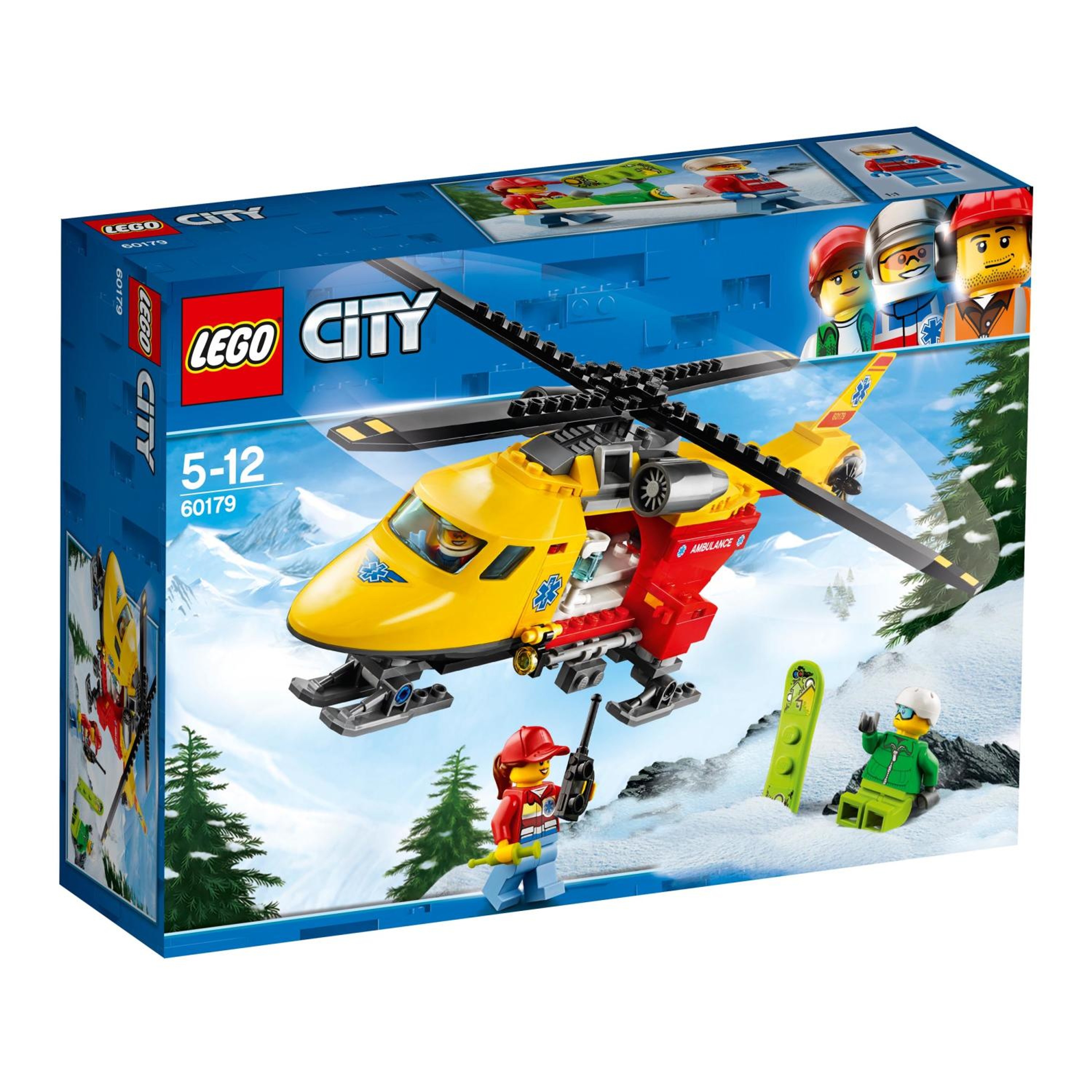 LEGO® City 60179 Záchranárska helikoptéra