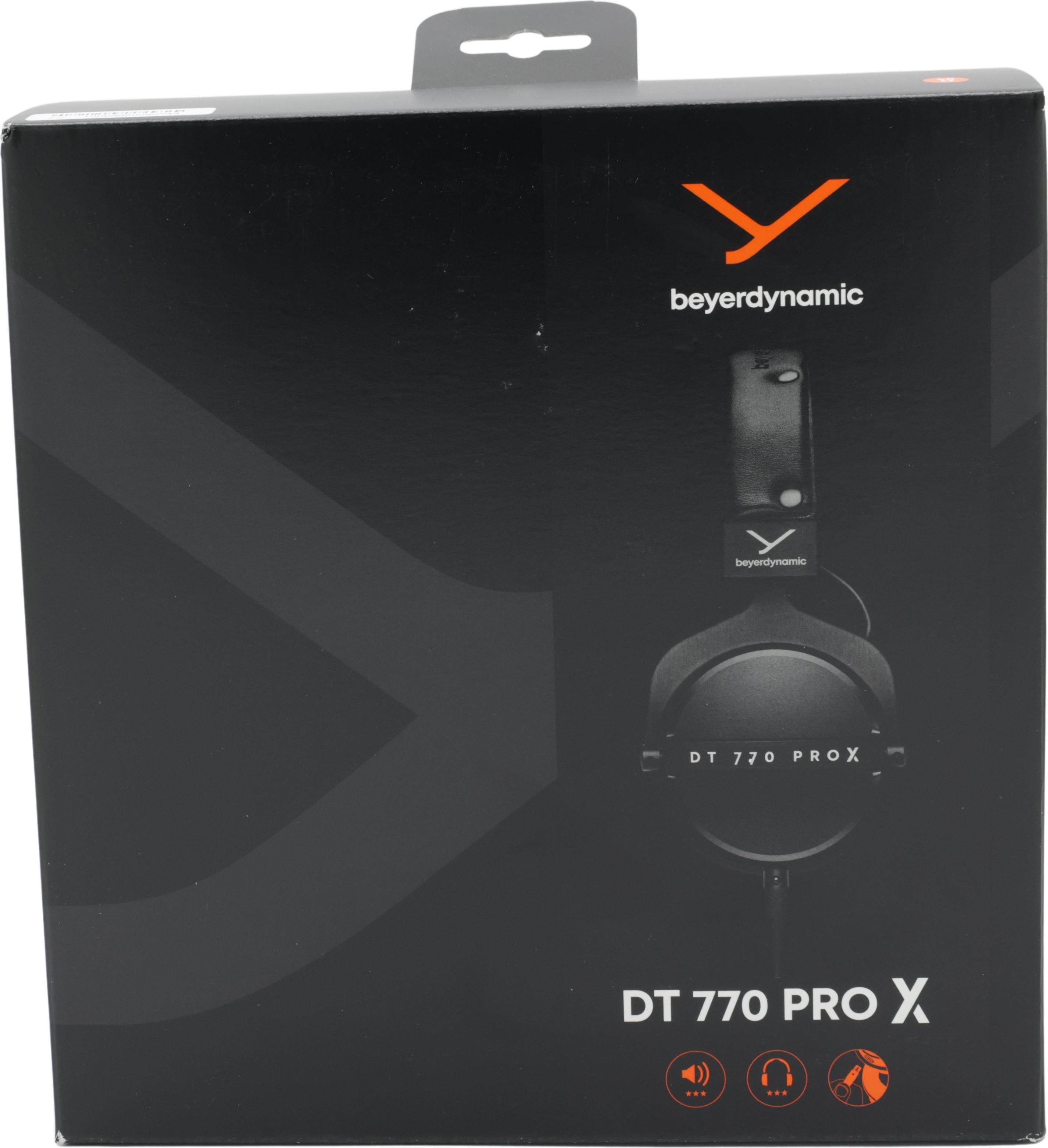 Beyerdynamic DT 770 PRO X, Kábel, Javisko / štúdio, 5 - 40000 Hz, 305 g, Slúchadlá, Šedá, Čierna