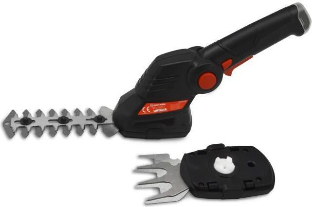 ELEM Technic S.A. Gartenschere Heckenschere, 3.6V Lithium Batterie, 70mm Schnittbreite, 115mm Schnittlänge, 40 Minuten Laufzeit ELETH36V2IN1