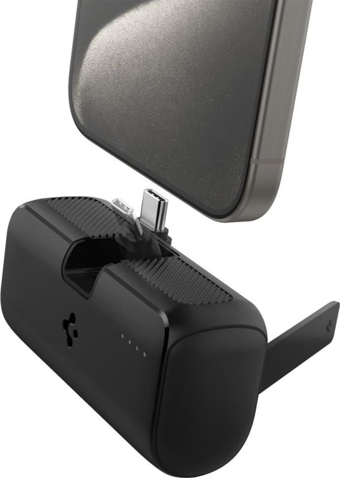 Spigen EA2205, 5000 mAh, 22,5 W, Schwarz ABA09022