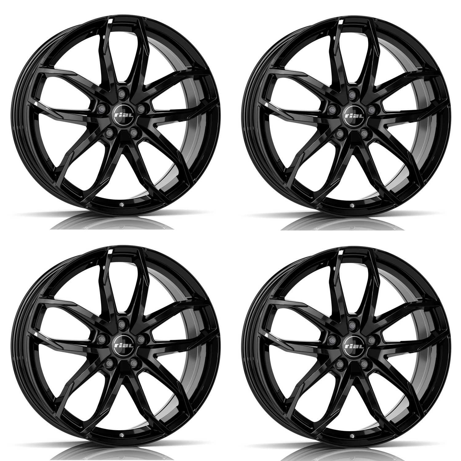 4 Rial Felgen Lucca 8.0x18 ET45 5x108 SW für TOYOTA Proace City Proace City Verso Proace 4-LUC80845B52-6