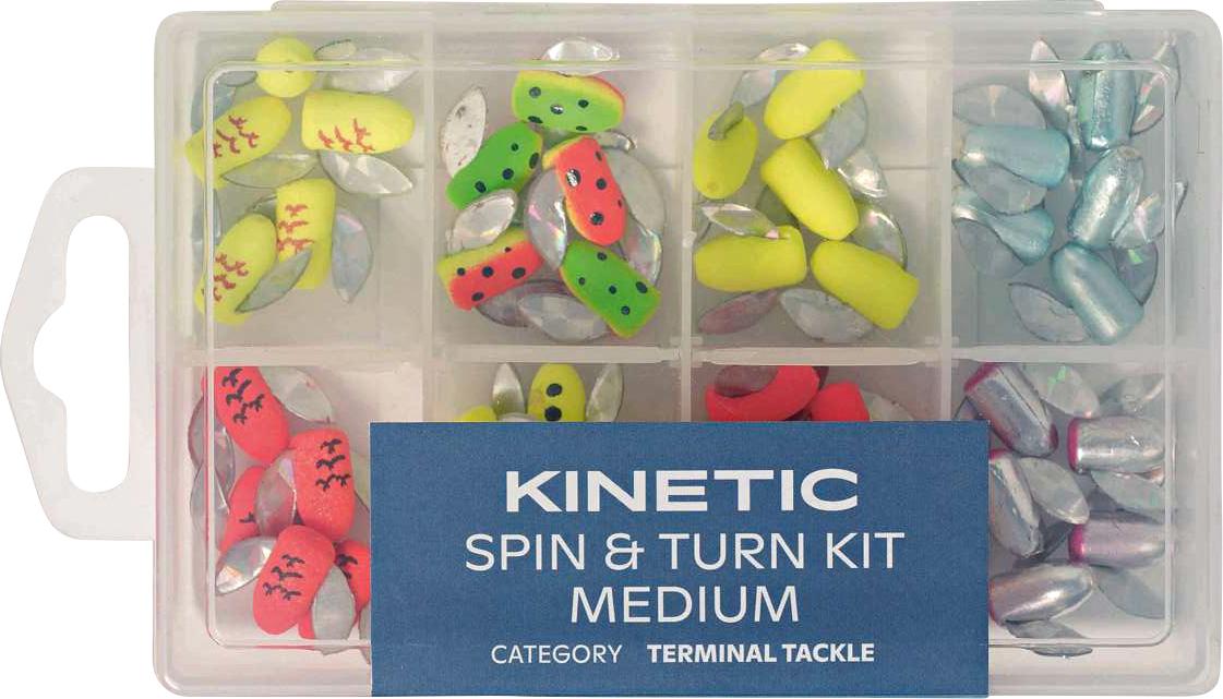 Kinetic Spin&Turn Kit M Mix - 40 für Brandungsvorfächer F188-M-276