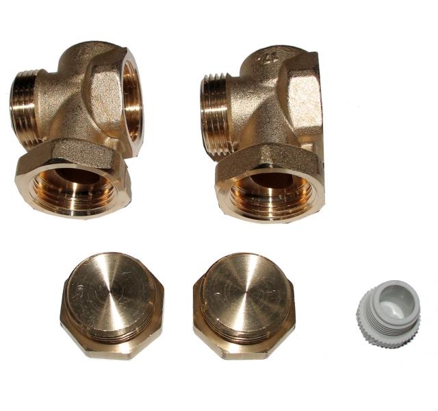 Wolf Anschluss-Set für 1 Kollektorfeld für Aufdach- und Indachmontage 2482410