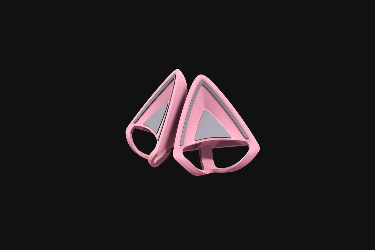 Razer Kitty Ears V2, Modifikations-Satz, Silikon, 26 g, Pink RC21-02230200-R3M1
