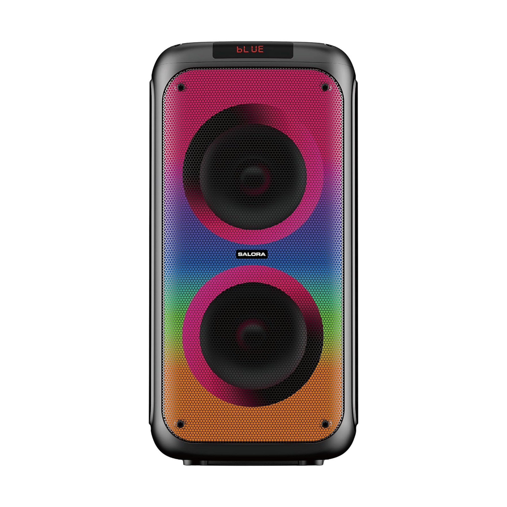 Reproduktor SALORA PARTYBOX220, čierny - výkon 220 W, Bluetooth, viacfarebné osvetlenie LED