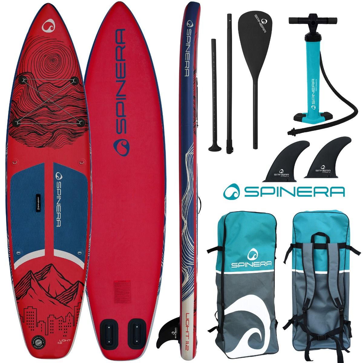 Spinera SUP Light 11'2'' - 340x84,5x15 cm Ultraľahký SUP Stand Up Paddleboard