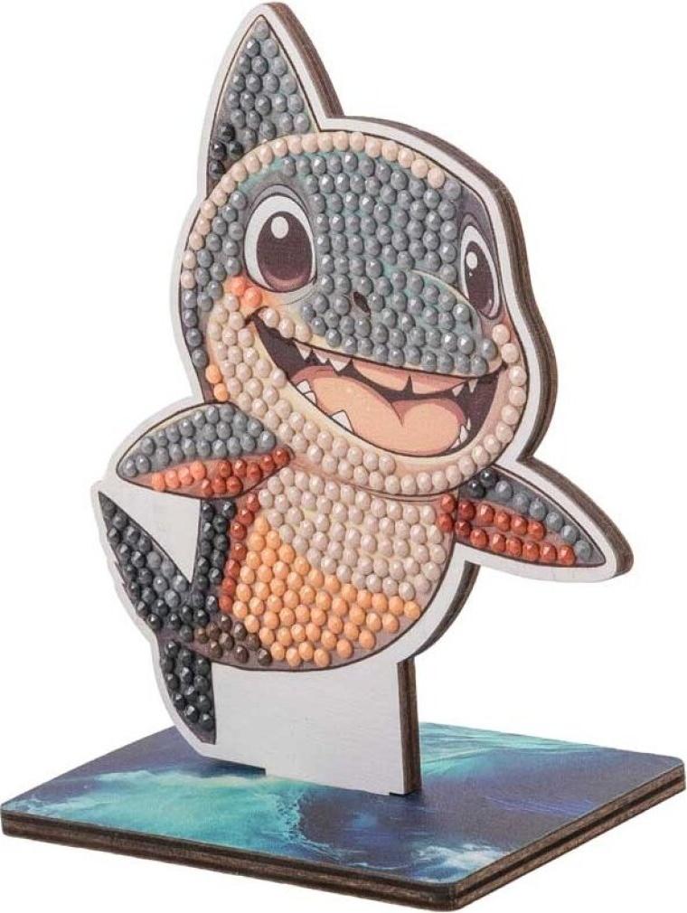 Creative Craft Lab CRYSTAL ART Diamantov kleiner Ofen Ocean: Shark CAFGR-31GEN053
