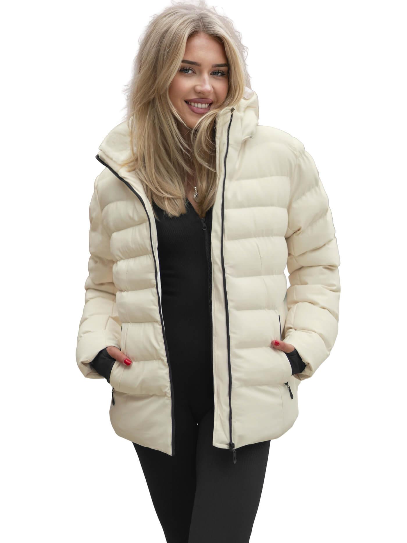 Damen Jacke Ecru OZONEE JS/M769/281Z M