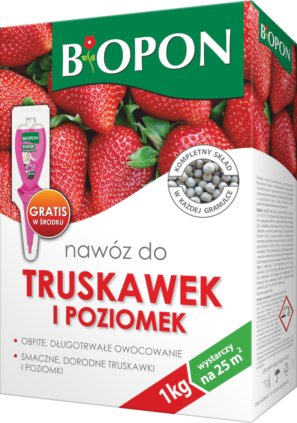 BIOPON Dünger für Erdbeeren und Walderdbeeren 1kg