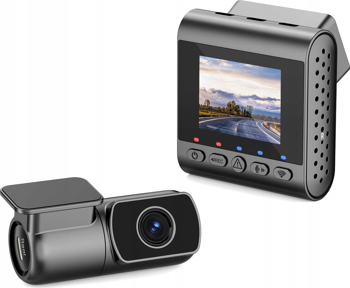 Videorekordér SJCAM M60S 4K automobilová kamera + zadná kamera