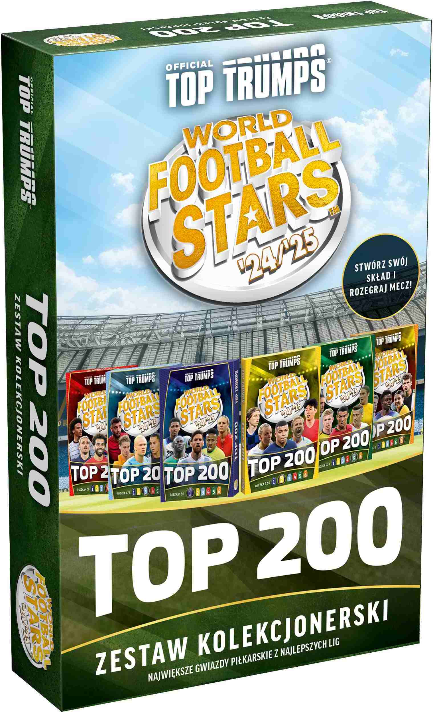 Das offizielle Top Trumps Weltfußballstars Sammelkartenspiel für Fußballfans