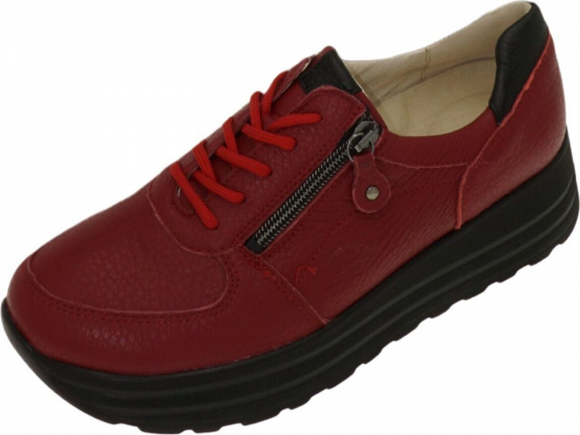 Clarks Damen-Sporthalbschuhe Forms - Schwarze Knautschlack-Optik Mit Wechselfußbett & Plateausohle | Mode 26179111