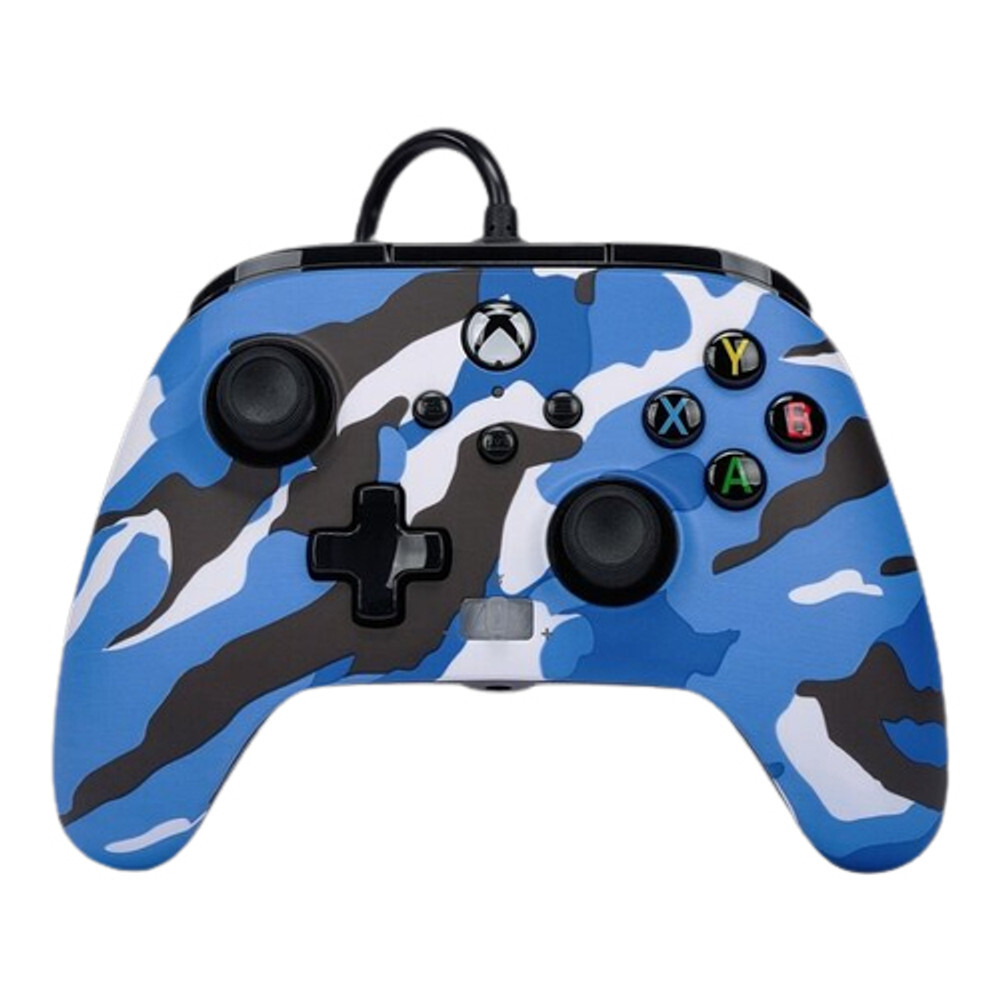 PowerA 1525941-01 Herný ovládač Blau, Camouflage USB Gamepad Analógový / digitálny Xbox One, Xbox Series S, Xbox Series X
