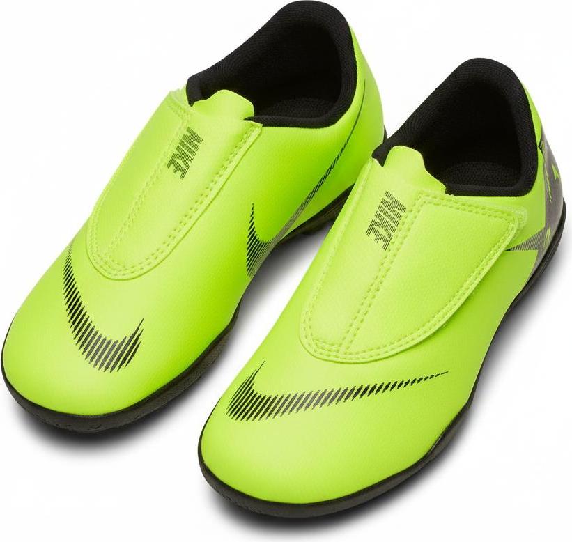 Hallenschuh Kinder Nike Jr. Vapor 12 Club (IC) Indoor/Court Football Boot, Größe Nike Youth Schuhe:26.5, Farbe Nike:VOLT/BLACK AH7356-701-26-5