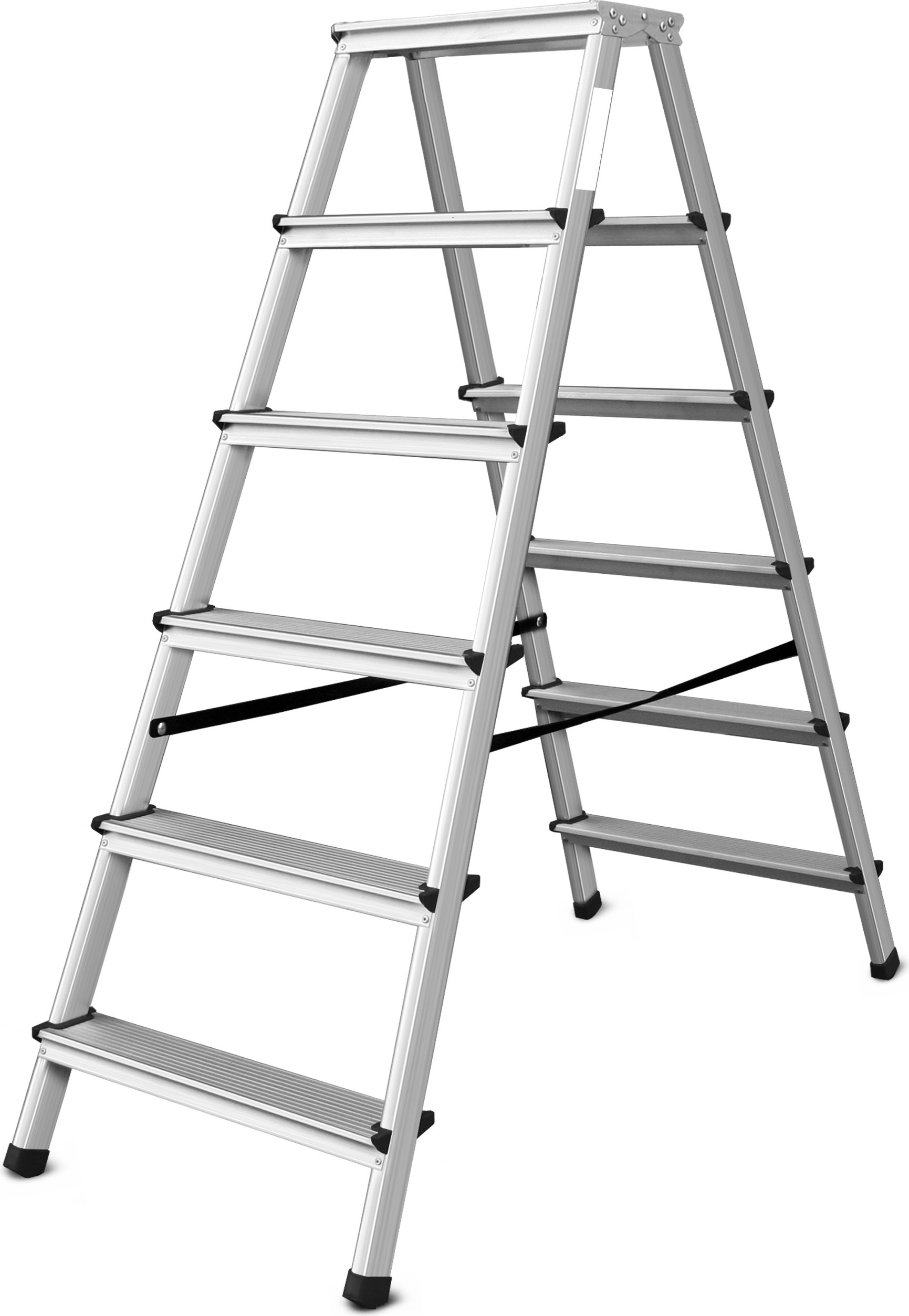 Vago-Tools Leiter Klappleiter Aluleiter Haushaltsleiter 2 x 6 Stufen AML-260_tkv