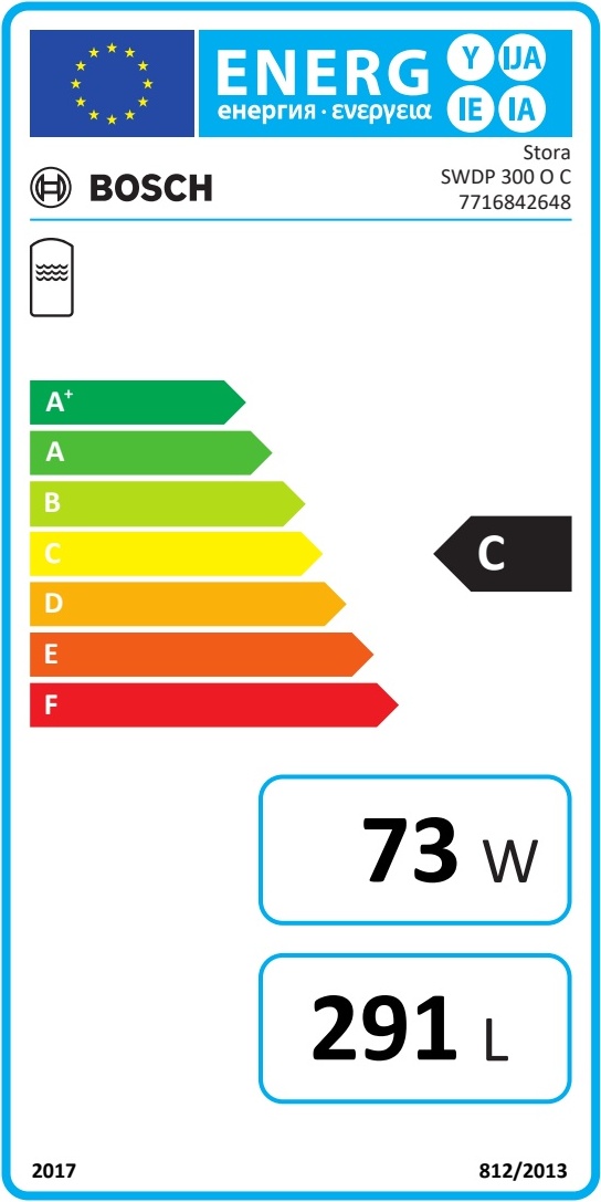 Bosch Wärmepumpenspeicher SWDP 300 Liter O C Edelstahlspeicher Systemspeicher 827681000