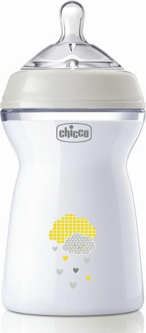 Chicco Natural Feeling Babyflasche 330 ml Grau 00081335300000