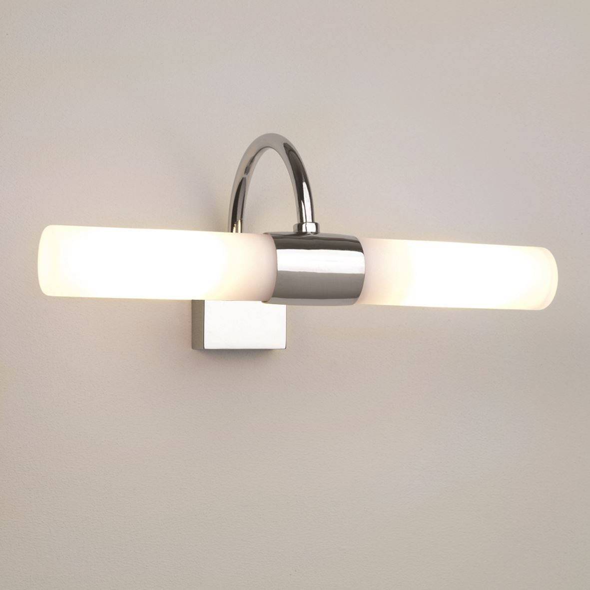 ASTRO Spiegelleuchte in Chrom 29 cm Wandleuchte Spiegel Lampen Leuchten A-0335