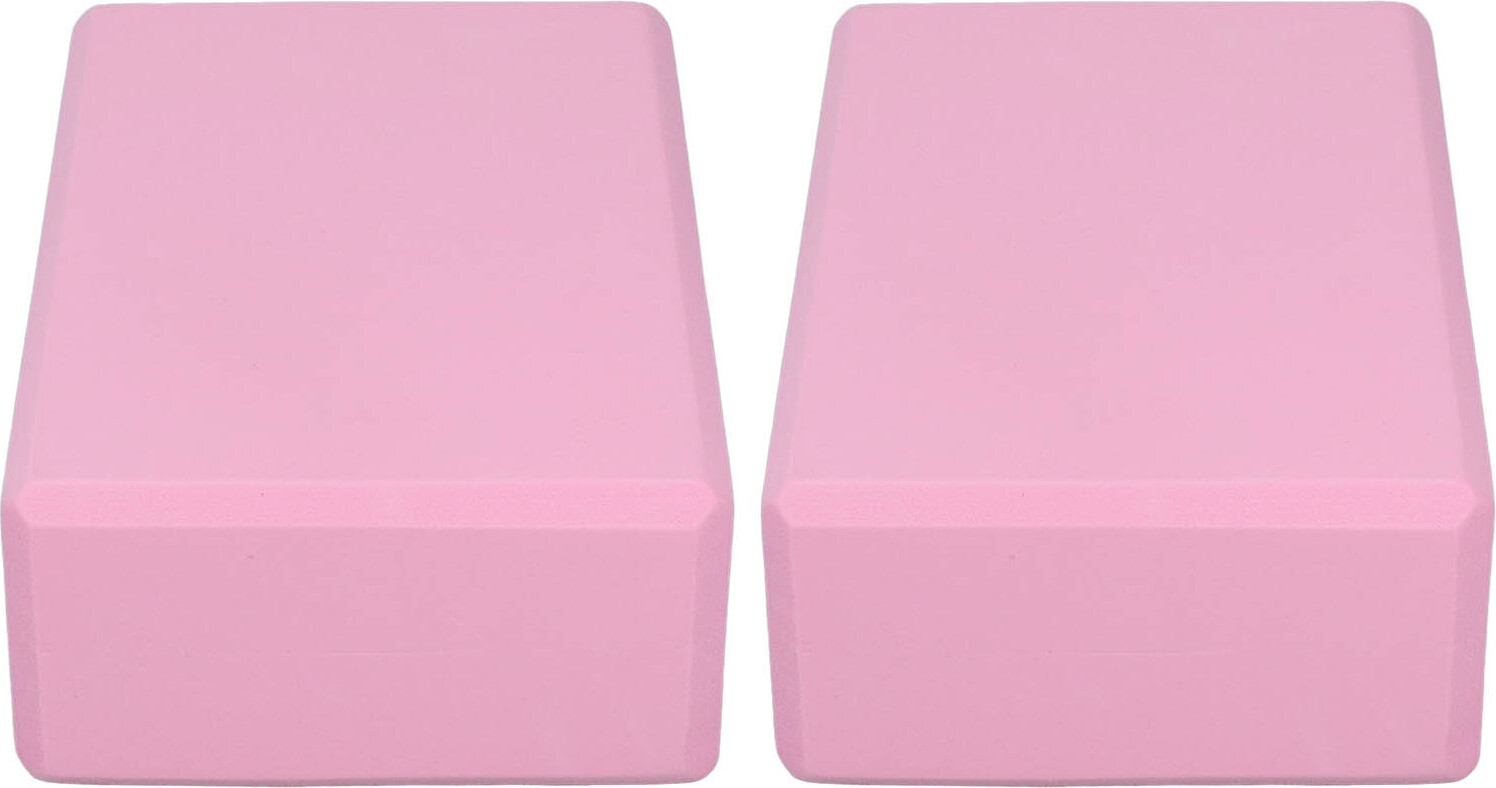 Cocosity Rosa Yoga-Blöcke, Yoga-Blöcke, Yoga-Blöcke 2er-Pack, Schaumstoff-Yoga-Blöcke, kleine Yoga-Blöcke, Reise-Yoga-Blöcke