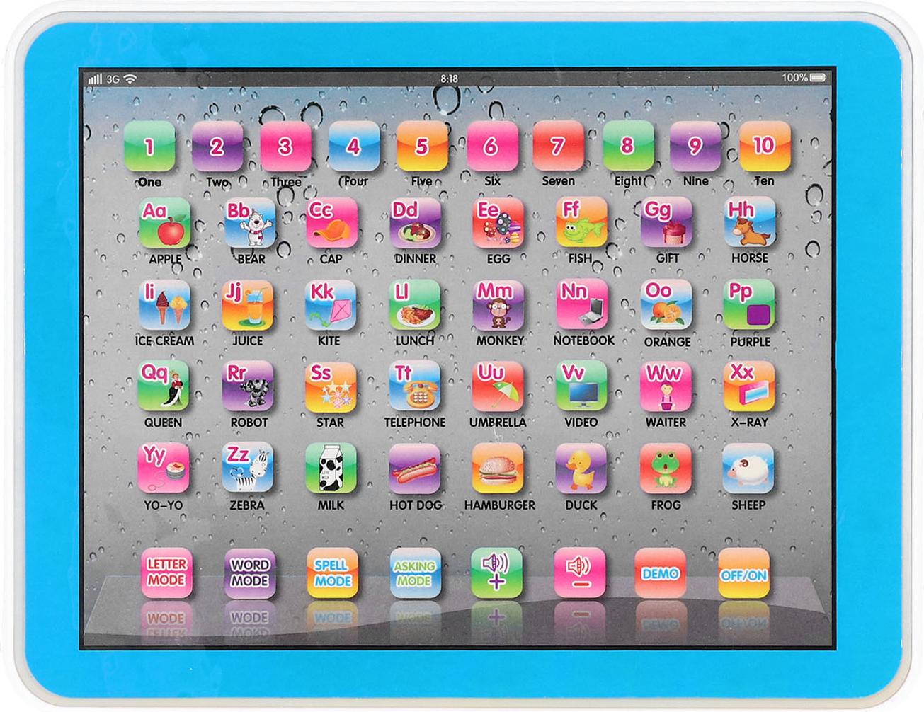Cocosity Kinder Baby Tablet Lernspielzeug Elektronische Maschine Frühes Lernen Englisch Studie TabletBlue