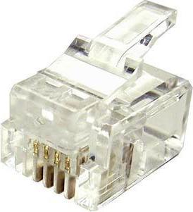 100-pack,Datacom 100er-Pack,Datacom RJ11, CAT3, UTP, 6p4c, ungeschirmt, gefaltet, auf einem Kabel 4110