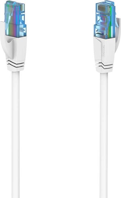 HAMA Kabelnetzwerk CAT6a U/UTP 5,0 m Weiß 00200676