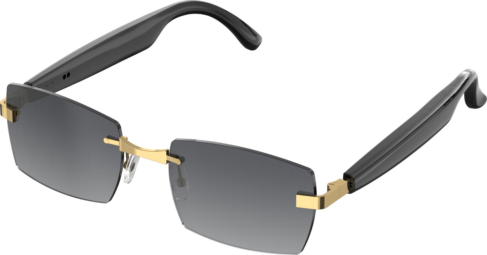 INF Smarte Bluetooth-Brille HY-1006 - Audio- & visuelles Erlebnis Gold 376851