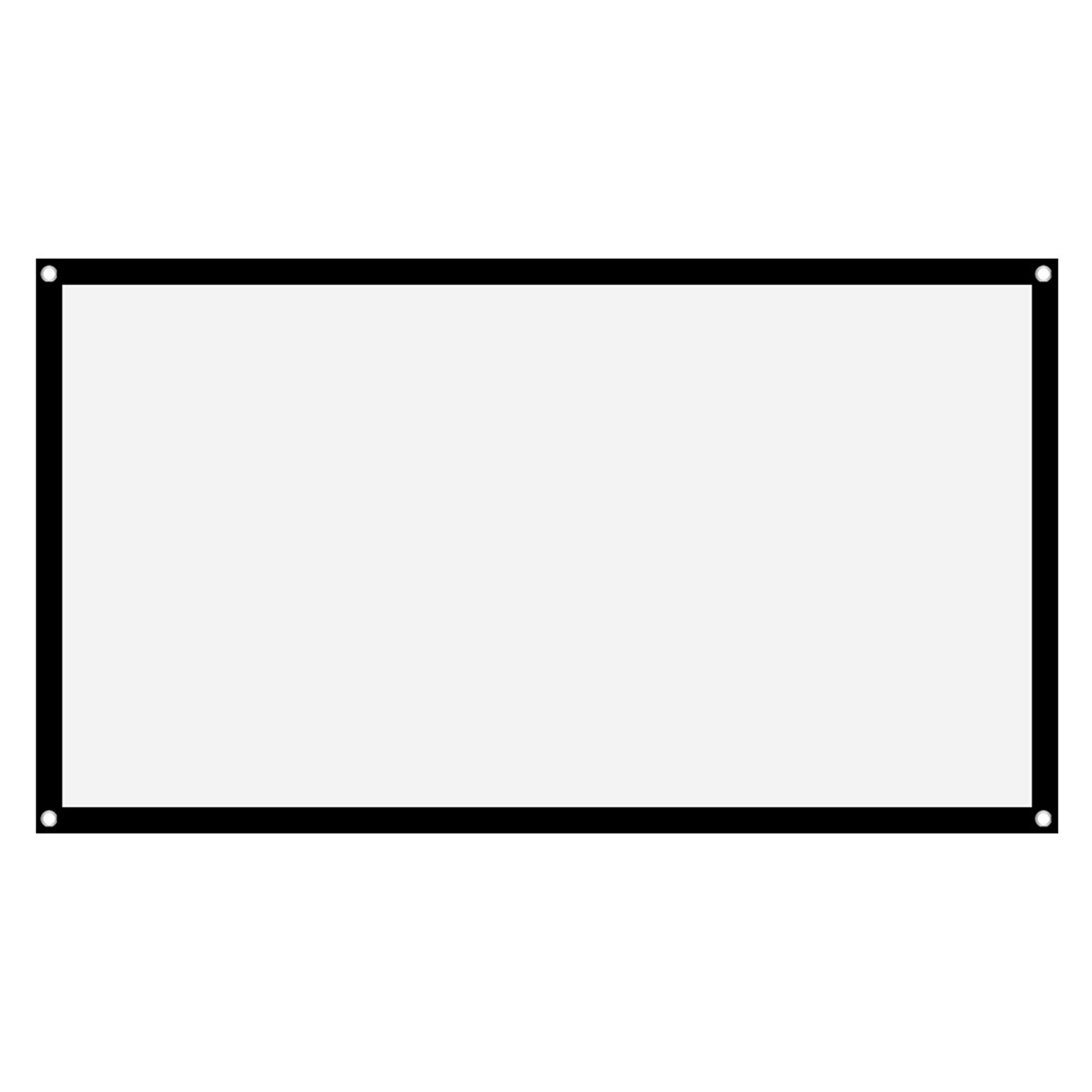 Cocosity Knitterfreie weiße Projektionswand,Projektionswand,weiße Projektionswände,16:9 Projektionswand,Projektorvorhang