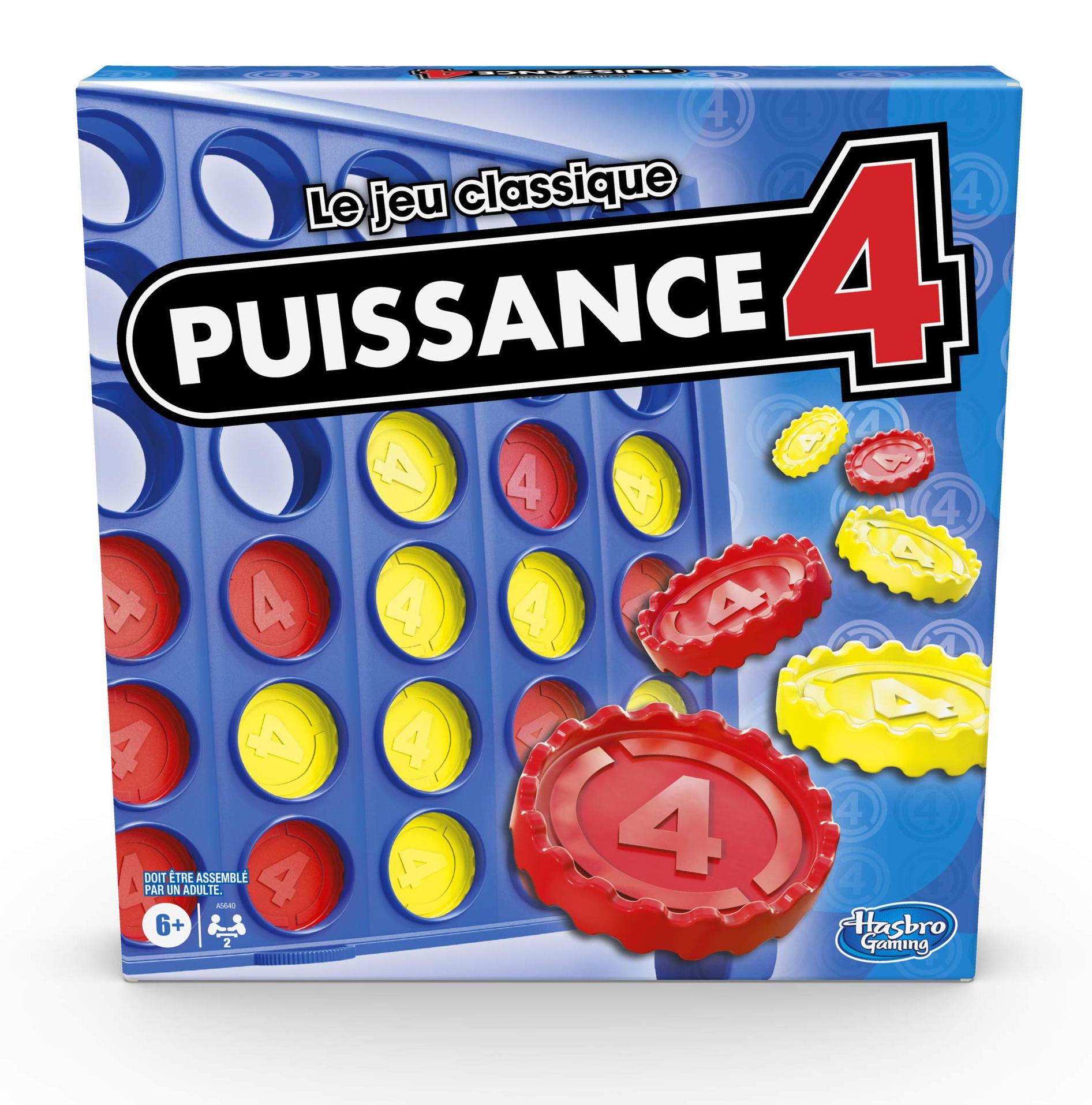 Hasbro Gaming Power 4, Brettspiel und Brettspiel für Kinder, Strategie für 2 Spieler, richtet 4 Spieler, für Kinder ab 6 Jahren, Red and Yellow A5640596
