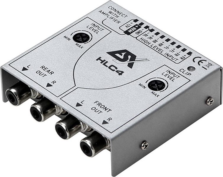 ESX - 4-kanálový HLC4 4-kanálový prevodník "High/Low Level" s EPS