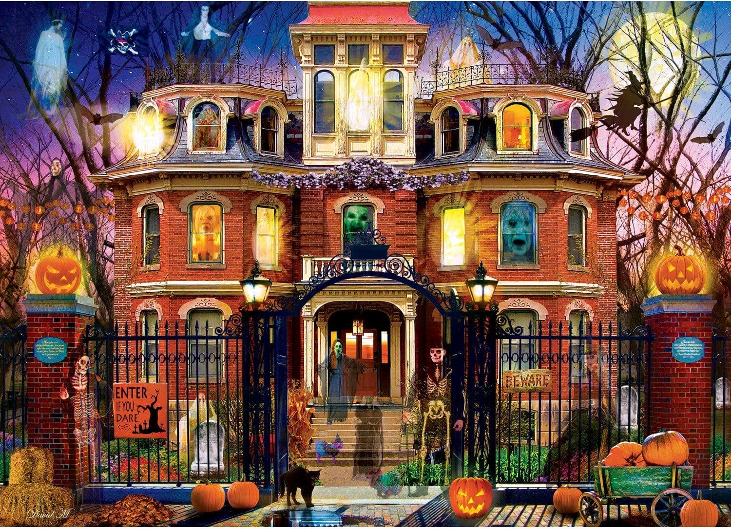 Master Pieces Puzzle Halloween Spukhaus Glow in the Dark 1000 Teile 72246